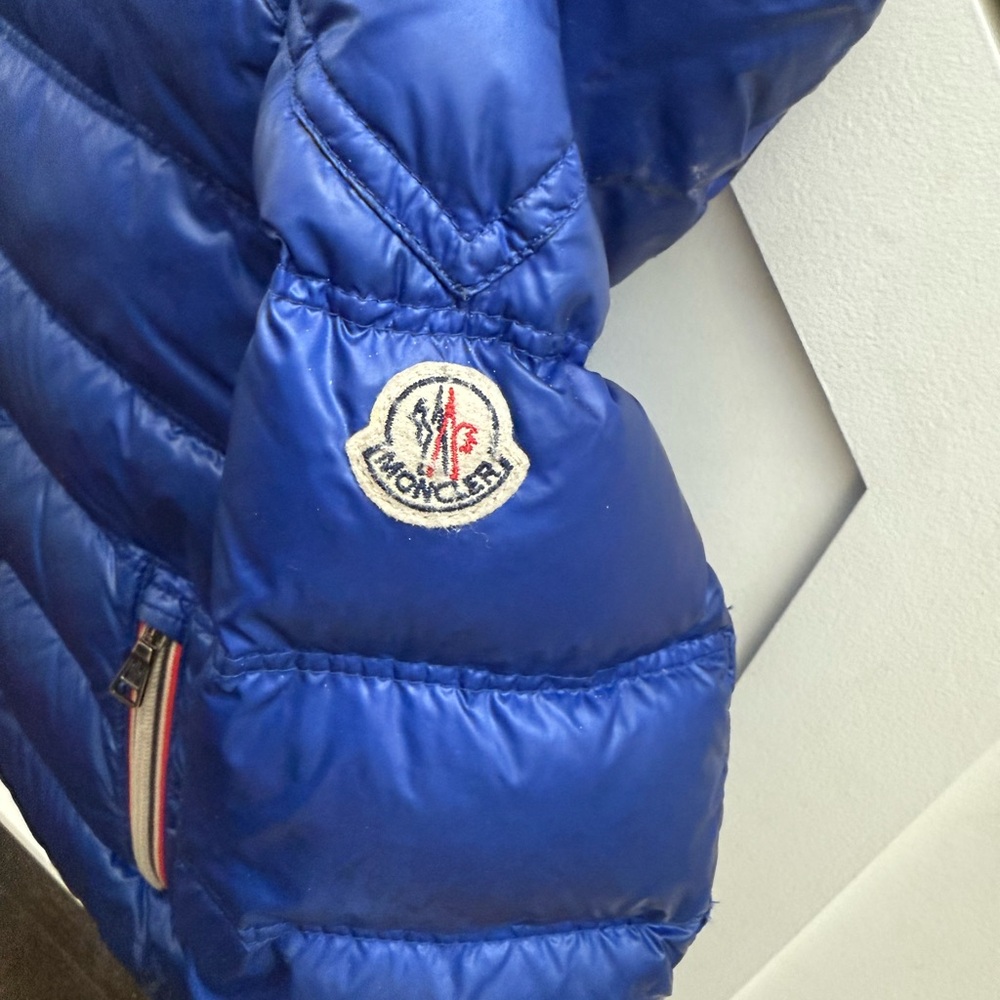 Moncler Royal Blue Quilted Down Jacket Puffer
